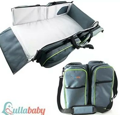 Travel Portable Bassinet Diaper Bag - 3 in 1 Portable Changing Station, Travel Crib, Diaper Bag | Bonus Stroller Attachment | Perfect Travel Bassinets