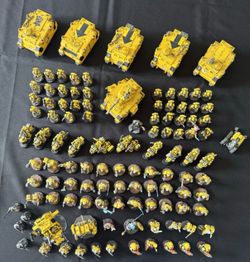 Pro painted 2800 point Imperial Fists Army WARHAMMER 40K LOT