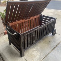 IKEA Wooden Outdoor Storage furniture Patio Bench