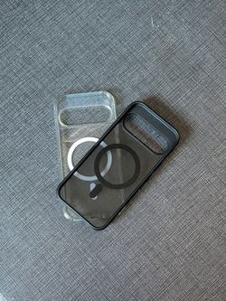 Pixel 9 Pro Cases Black And Clear