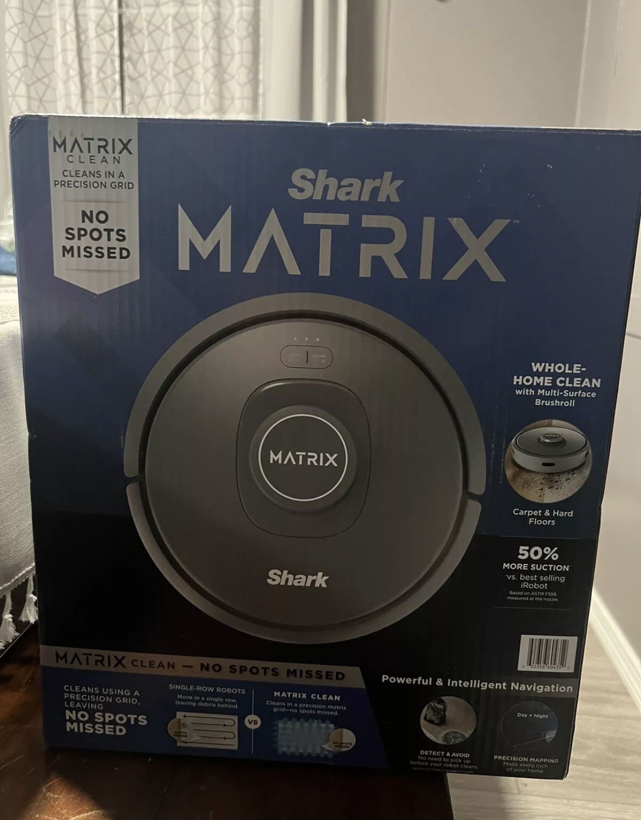 Shark Matrix Robot Vacuum carpet and hardfloors