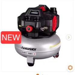 ✨️ 6 Gal. 150 PSI Portable Electric Oil-Free Quiet Jobsite Pancake Air Compressor with Aluminum Tank