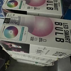 10 x Gems Bluetooth LED Smart Light Bulbs, Changes Color Wireless Connectivity 5 Watts 405 Lumens