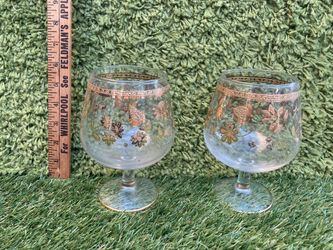 Pair of Vintage Hollywood Regency Goblets