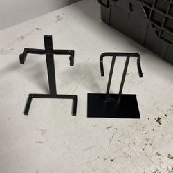 2 Metal Doll Stands