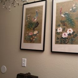 Vintage Bird Chinese Picture 