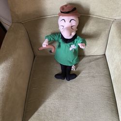 Vintage Shamrock Mr. Magoo Plush Toy Doll