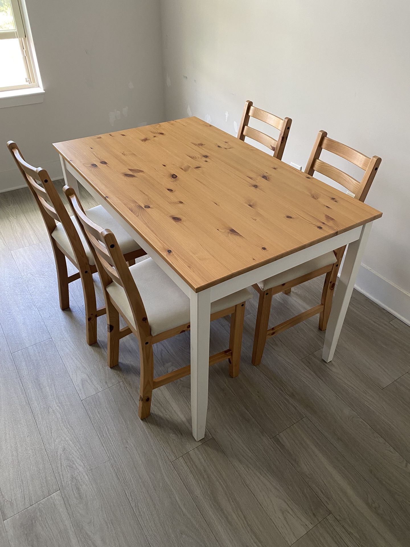 IKEA DINING TABLE SET FOR 4