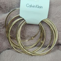 Calvin Klein Gold Bangle Bracelet