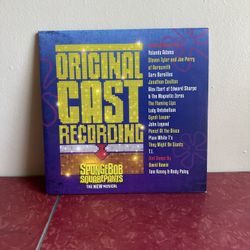 *SIGNED* SpongeBob SquarePants: The New Musical Cast Recording 2X  Yellow Vinyl