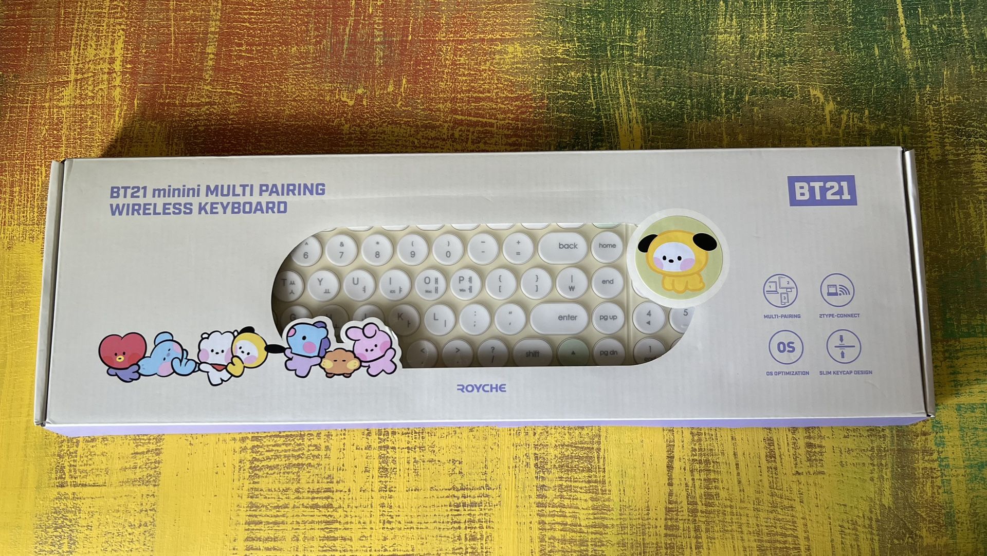 BT21 Wireless Keyboard - Chimmy Ver.