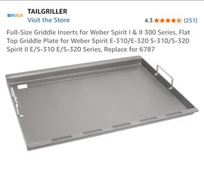 Griddle insert
