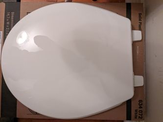 White Toilet Seat and Cover 