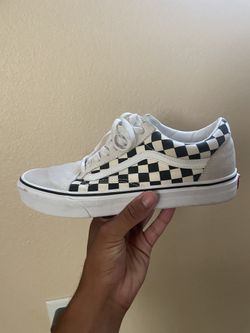 Men Checker Vans