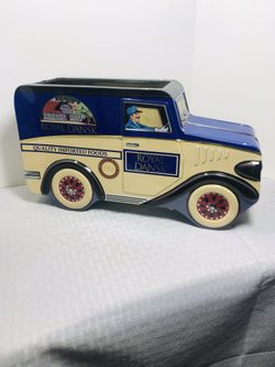 Vintage Royal Dansk 1966 RD-1 Truck Shaped Cookie Tin
