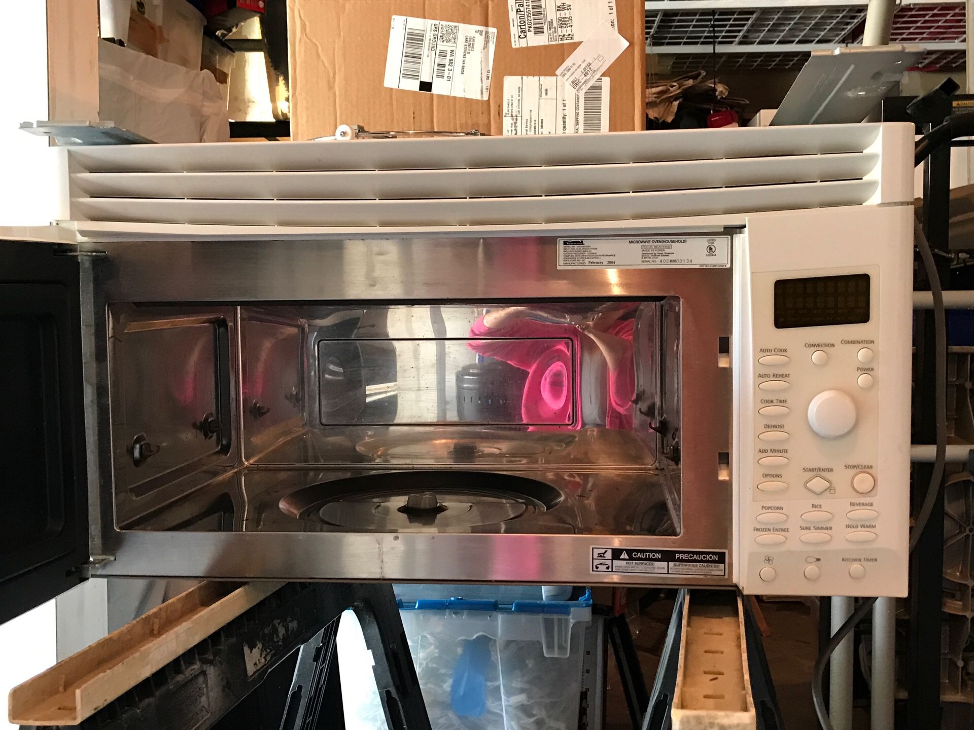 Microwave/convection 30x16 3/4 x 15