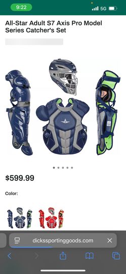 S7 AXIS T™ ADULT CATCHING KIT, SOLID COLOR // MEETS NOCSAE