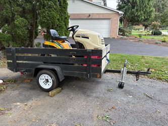 5x8 tilt metal body trailer