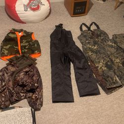 Camouflage hunting clothes