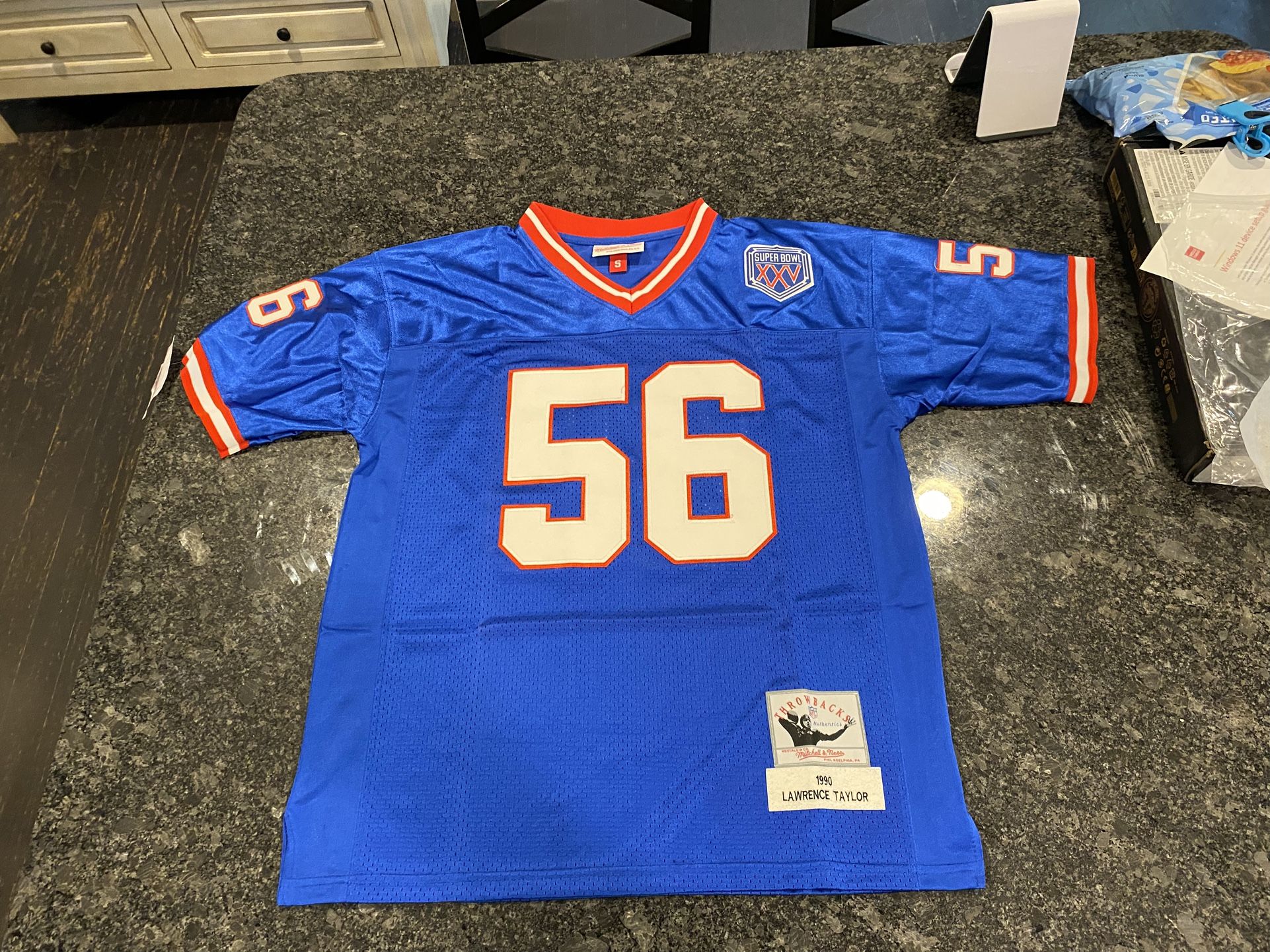 NY Giants #56 Taylor Adult Sixes Small  Up To 3XL 