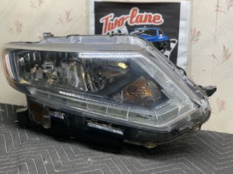 14-16 NISSA ROGUÉ HALOGEN PASSENGER HEADLIGHT OEM