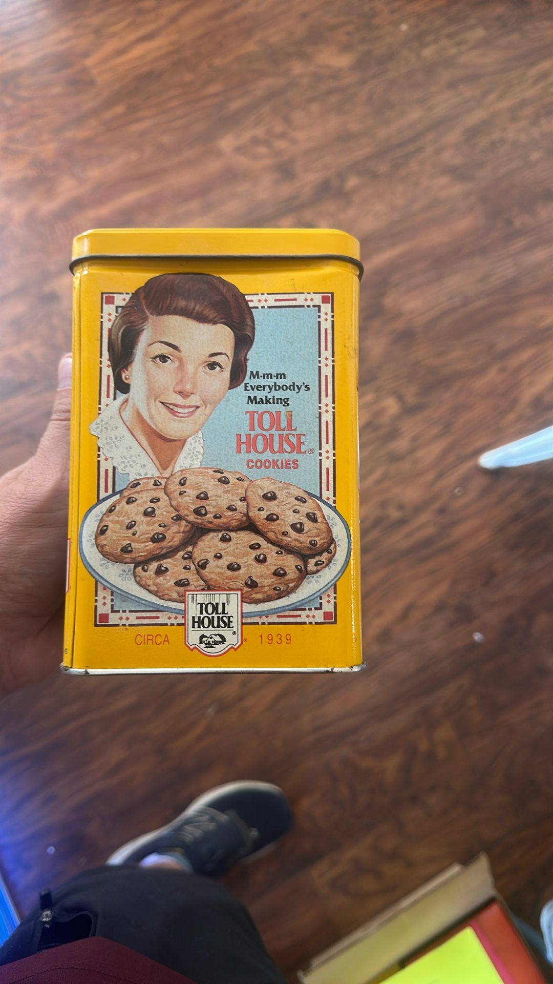Vintage Nestle Toll House Tin Jar