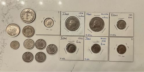 Iran coins Pahlavi Era