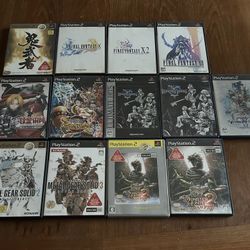 CIB Japanese PS2 Video Games 