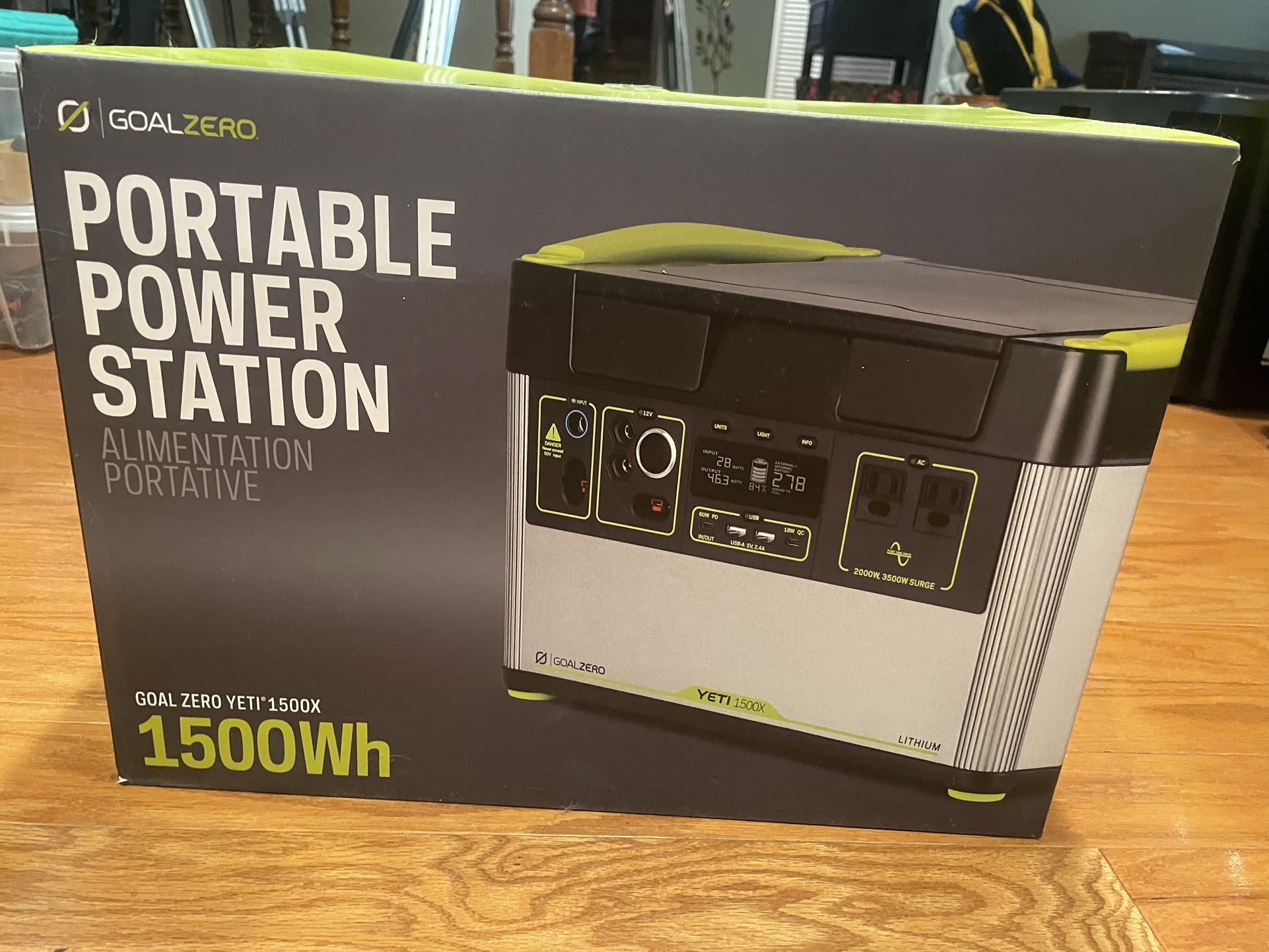 Goal Zero Yeti 1500x Portable Power Station