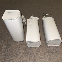 Linksys Velop Pro 7 WiFi Mesh System | Three Cognitive Tri-Band routers | 10 Gbps Speeds | 9,000 sq.
