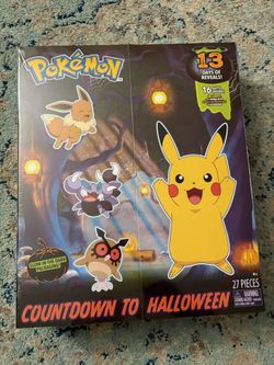 Jazwares Pokémon  Countdown To Halloween Calendar  27 Pieces 13 Days Of Reveals