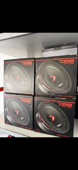 Four Ds18 6.5 speakers new