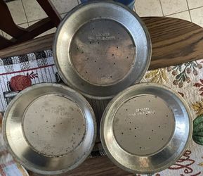 Vintage Table-talk Pie Pans
