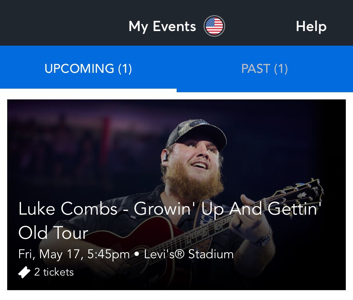 Two Luke Combs Tickets For 5/17
