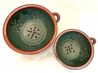 Handmade Ceramic Berry Bowls