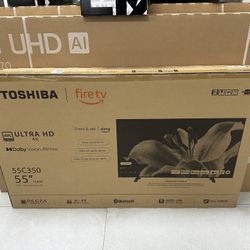 Toshiba 55” 4K TV C350 Class! $379 Cash Or Card!!