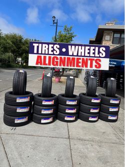 255-45-19 Tesla model y Tires 750$ installed get free alignment