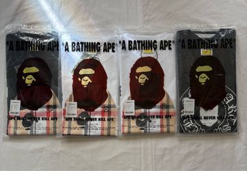 BAPE Graphic Tees - Sizes M & L