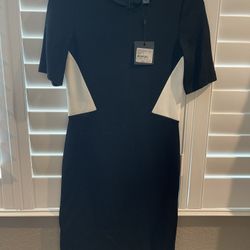 St John’s Black And White Dress