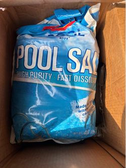 Pool Salt 40 lb Bags • High Purity • Fast Dissolving