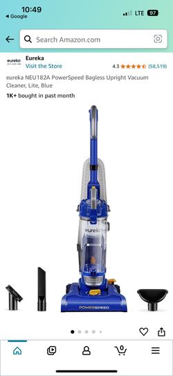 Eureka Powerspeed Vacuum **PRACTICALLY BRAND NEW**