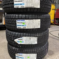 (2) - 225/65/17 Toyo Celsius 2 All Weather Tires