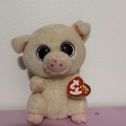 Ty Beanie Boo Pig “Piggley” 🐷💖 (With Tag)