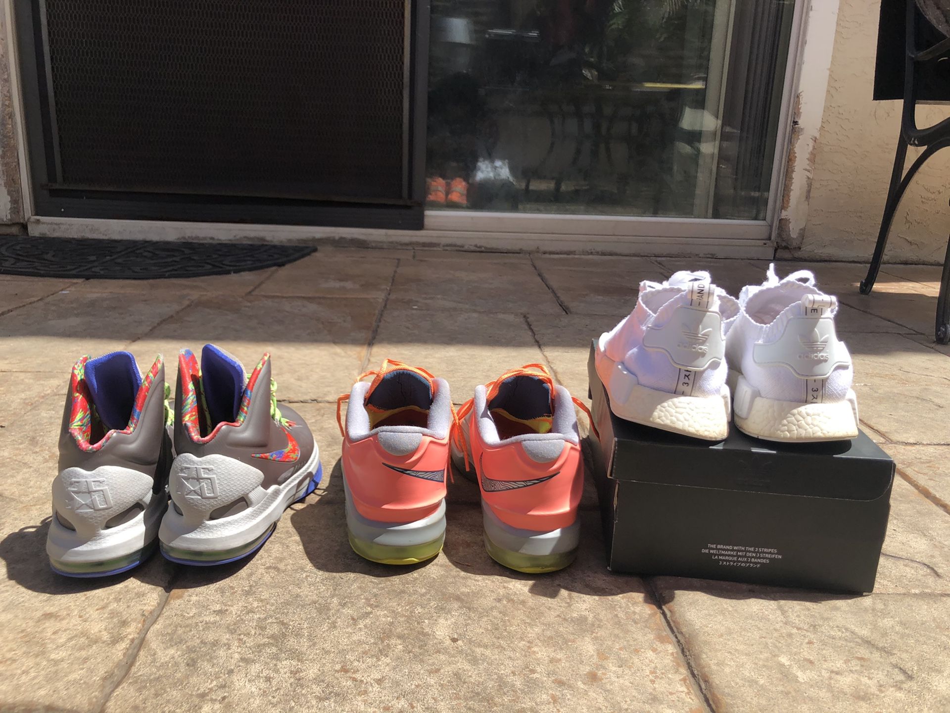 Adidas nmd and KD 6/7