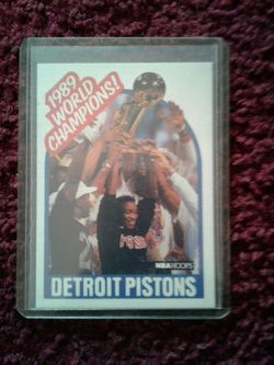 89 pistons championship card