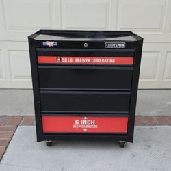 Craftsman 4-drawer tool chest Pre-owned Good Condition, Please Read The Description. 