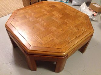 Living room table (solid hard wood, very good construction)