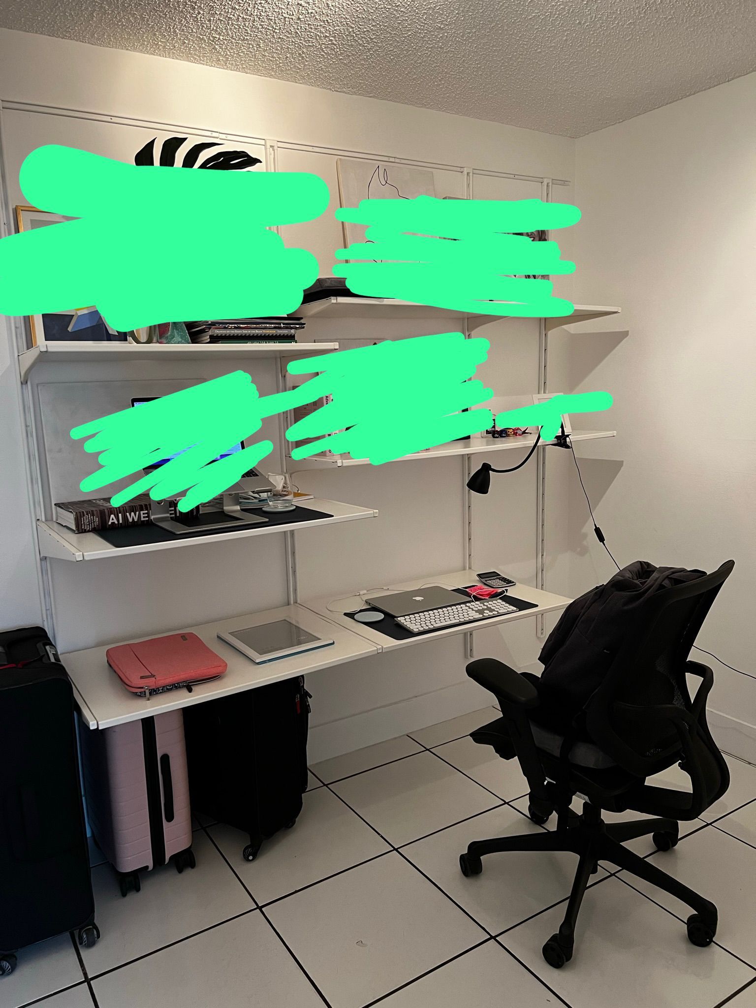 IKEA boaxel Wall Mounted office Desk