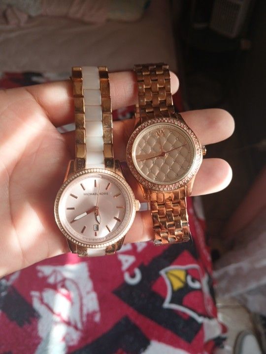 Michael Kors Watch And Armani Exchange Watch