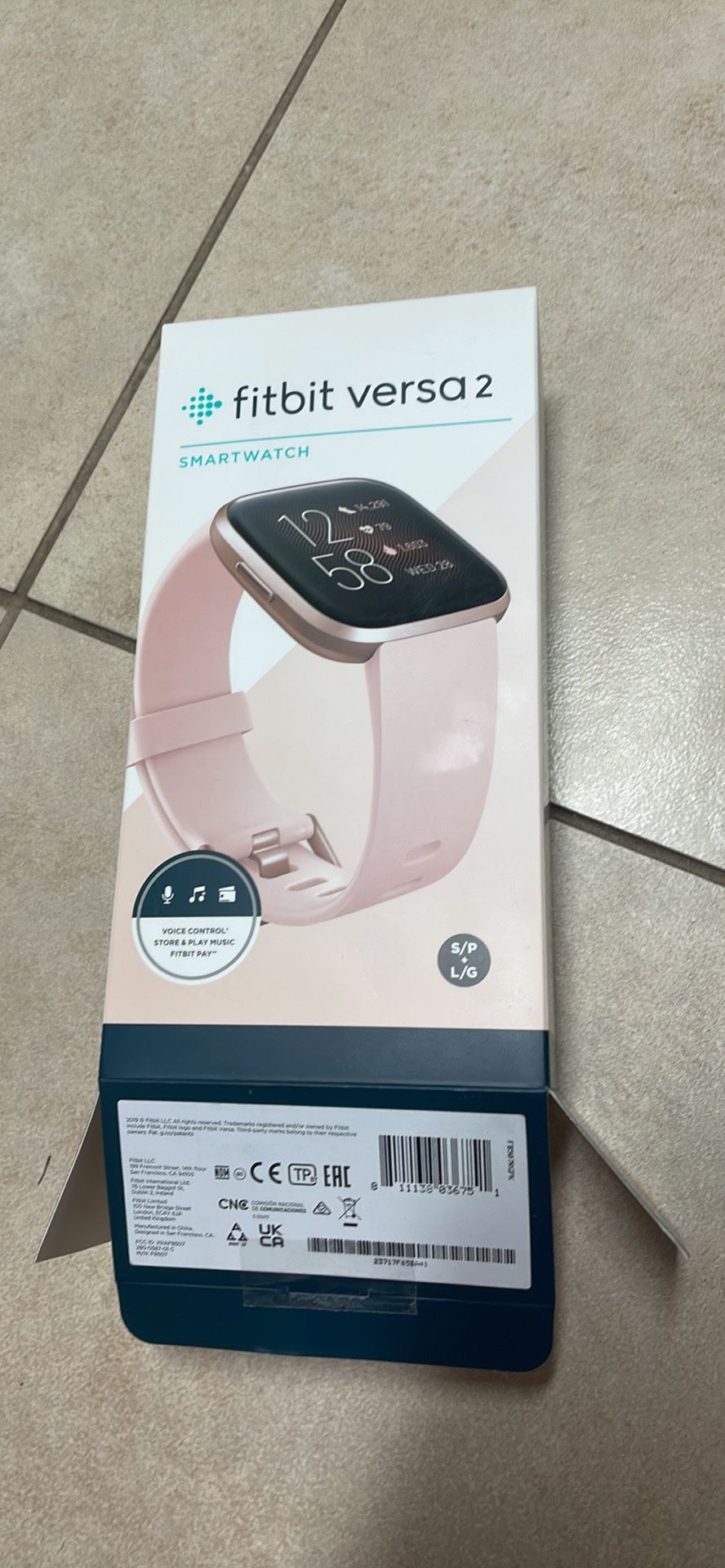 Fitbit versa 2 pink